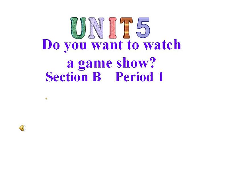 人教版英语八年级上册unit5 section B period 1课件第1页
