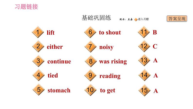 译林版八年级上册英语 Unit4 课时2 Reading I 习题课件02