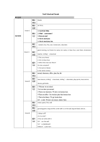 2020-2021学年Unit 1 School and friends综合与测试教学设计及反思