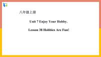 英语冀教版Lesson 38 Hobbies Are Fun!公开课课件ppt