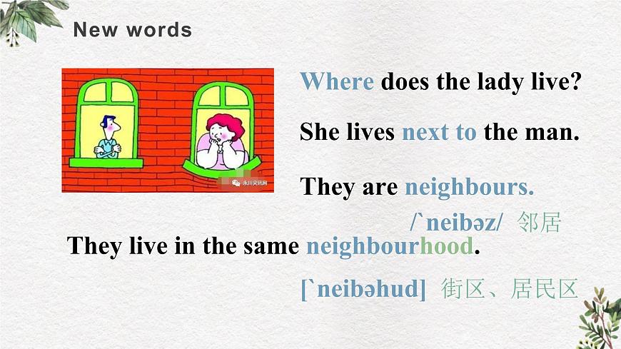 Unit 2 Neighbours welcome第3頁