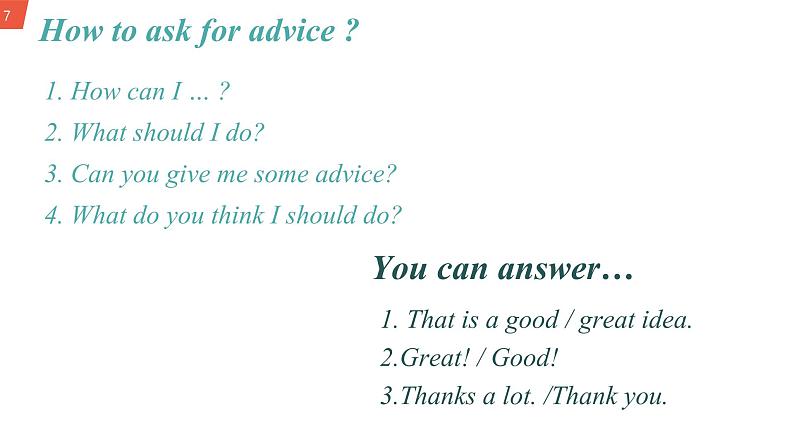 初中英语 外研(新标准)版 八年级上册Module 1 How to learn English Unit 3 Language in use教案+课件+同步练习(含答案)07