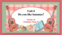 初中英语人教新目标 (Go for it) 版七年级上册Unit 6 Do you like bananas?Section A图文ppt课件