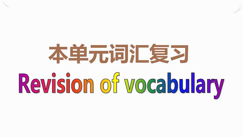 牛津译林版八下英语 8B Unit 7 Revision 复习课件+试卷02