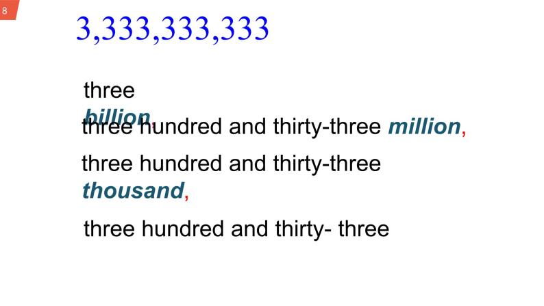 初中英语 外研（新标准）版 八年级上册 Module 9 Population U1 The population in China is about 1.37 billion 课件+教案+同步练习（含答案）08