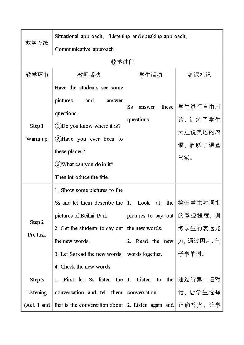 外研版英语 八年级下册 Module 8 Unit 1 I can hardly believe we are in the city centre 教案02