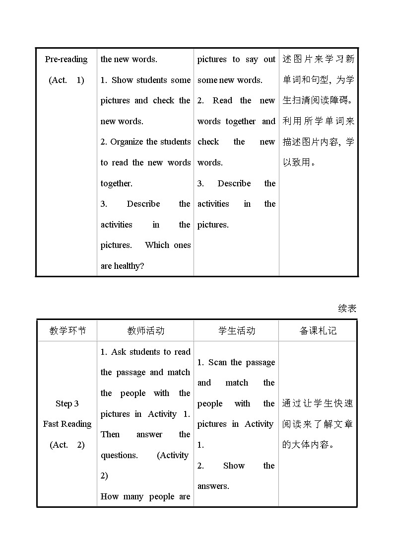 外研版英语 八年级下册 Module 4 Unit 2 Unit 2 We have played football for a year now 教案第3页