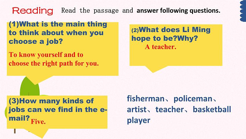 Lesson 29 Our Ambitions课件-2021-2022学年冀教版八年级英语上册08