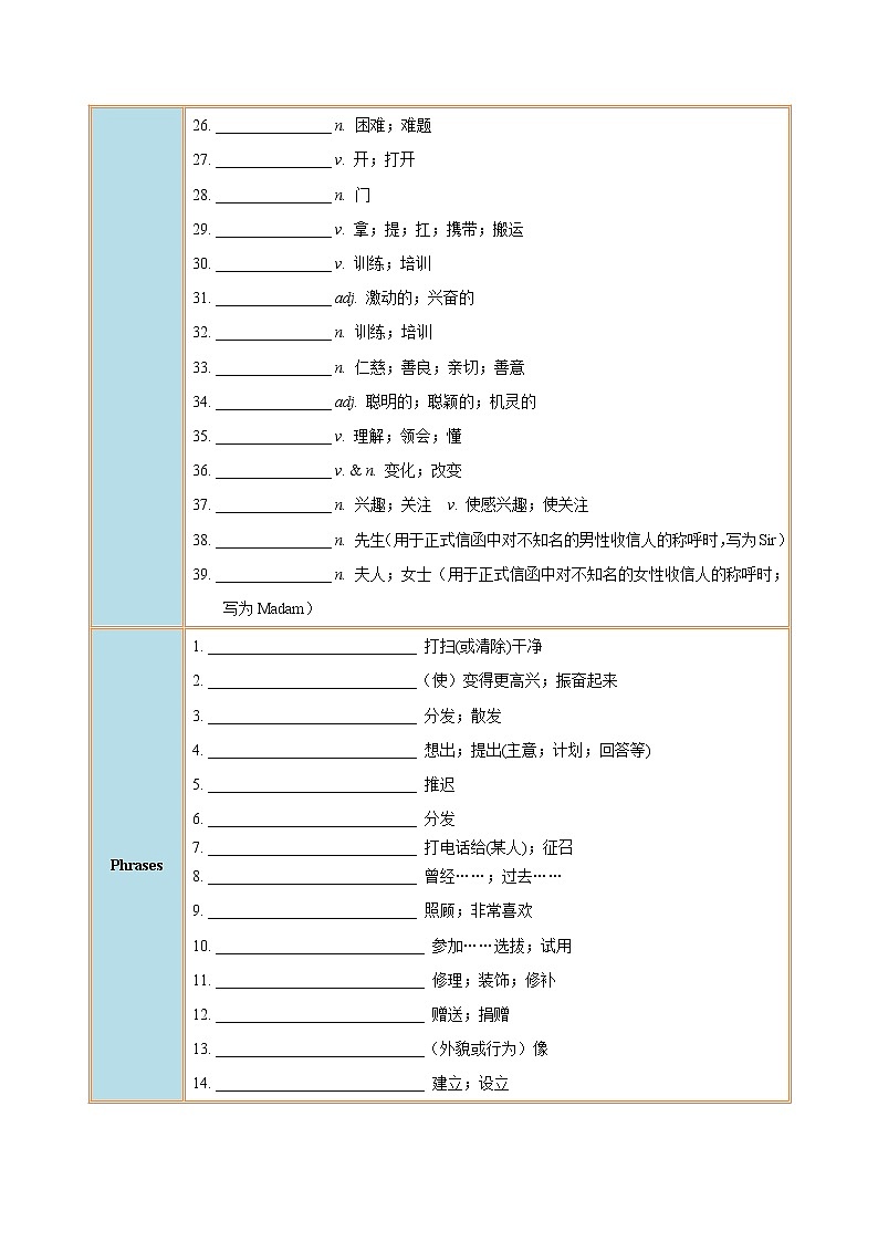 专题2.1 Unit 2 I’ll help to clean up the city parks SectionA02