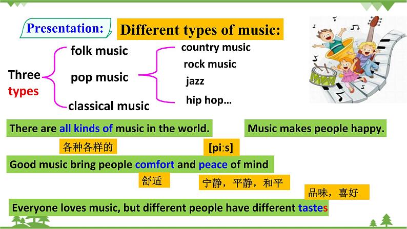 Unit 3 Our hobbies Topic 2 What sweet music!Section D 课件第3页