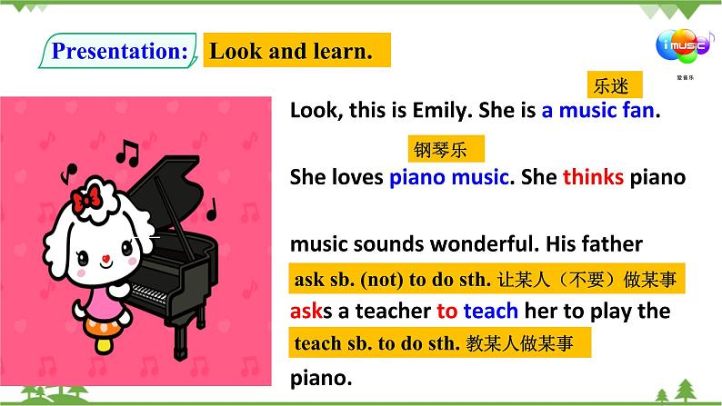 Unit 3 Our hobbies Topic 2 What sweet music!Section D 课件第4页