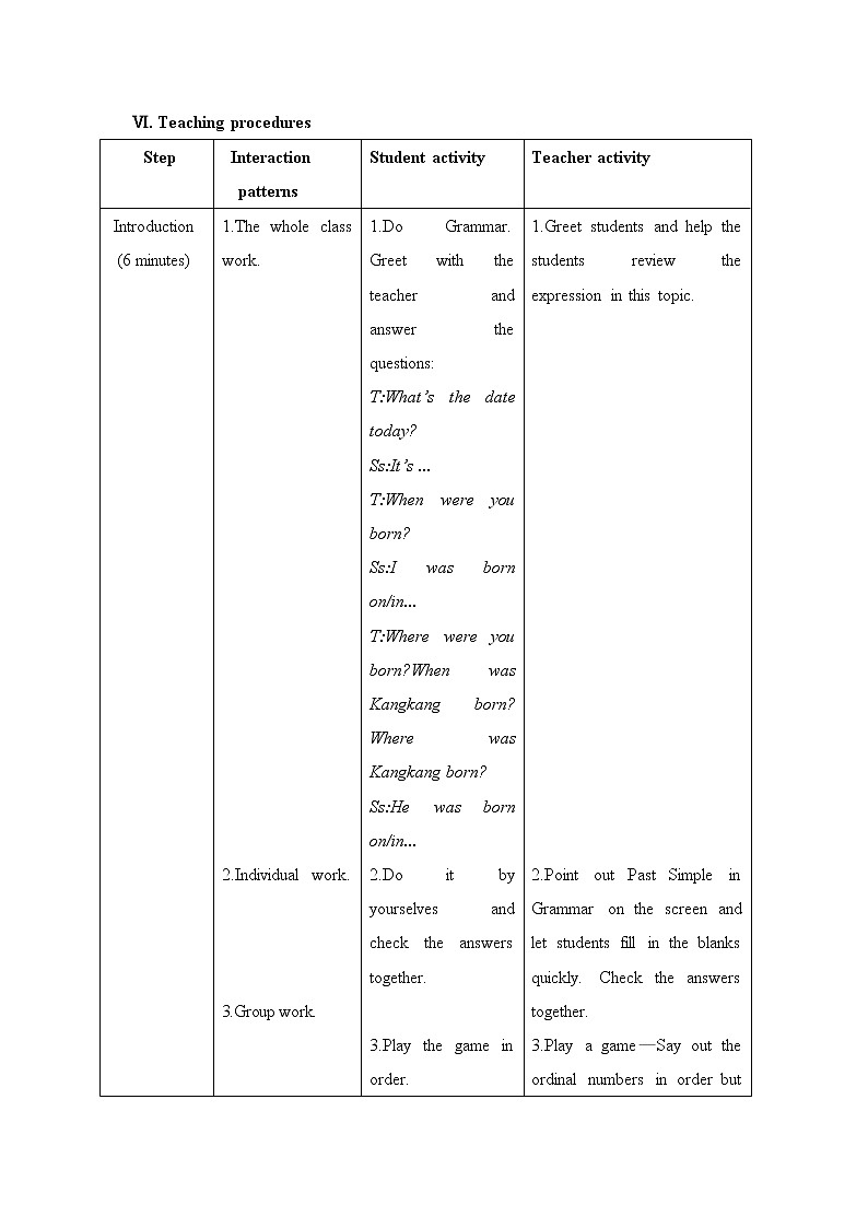 仁爱科普版英语七年级下册 Unit7_Topic1_SectionD教案03