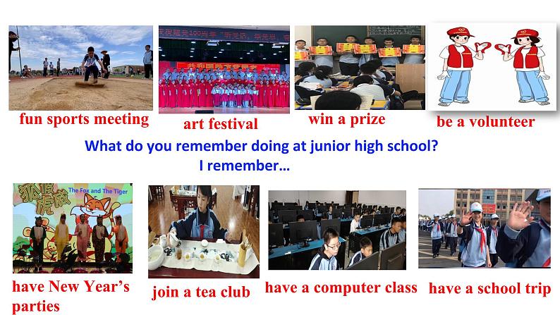 Unit 14 I remember meeting all of you in Grade 7 SectionA Grammar Focus-4b课件PPT03