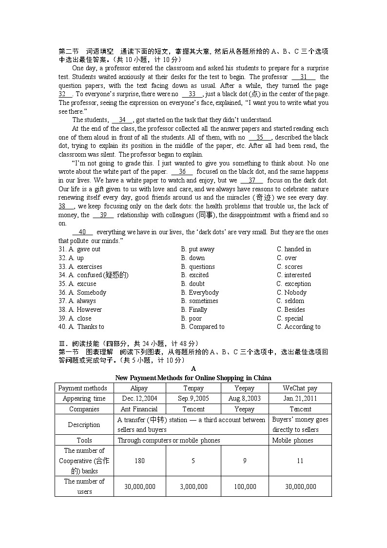 湖南省长沙市青竹湖湘一2019-2020学年九年级上学期期末考试英语试题第2页