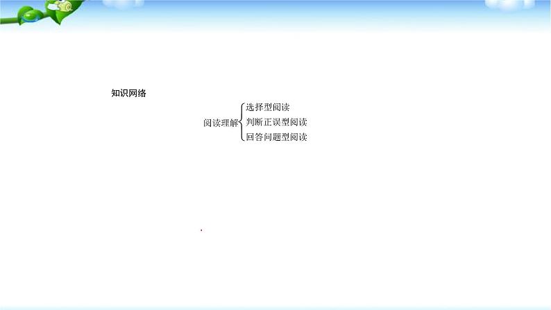 中考英语总复习阅读理解 完 美 版课件PPT05
