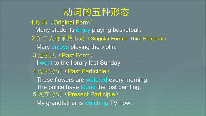 中考英语总复习动词的分类优质 课件第4页