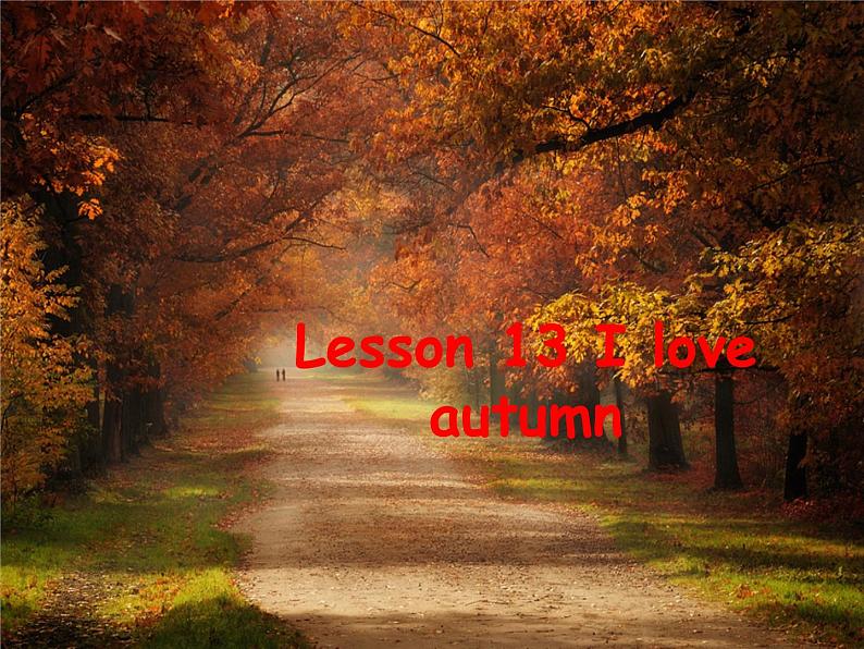 八年级英语上册 Unit 3 Lesson 13 I Love Autumn课件1 (新版)冀教版02