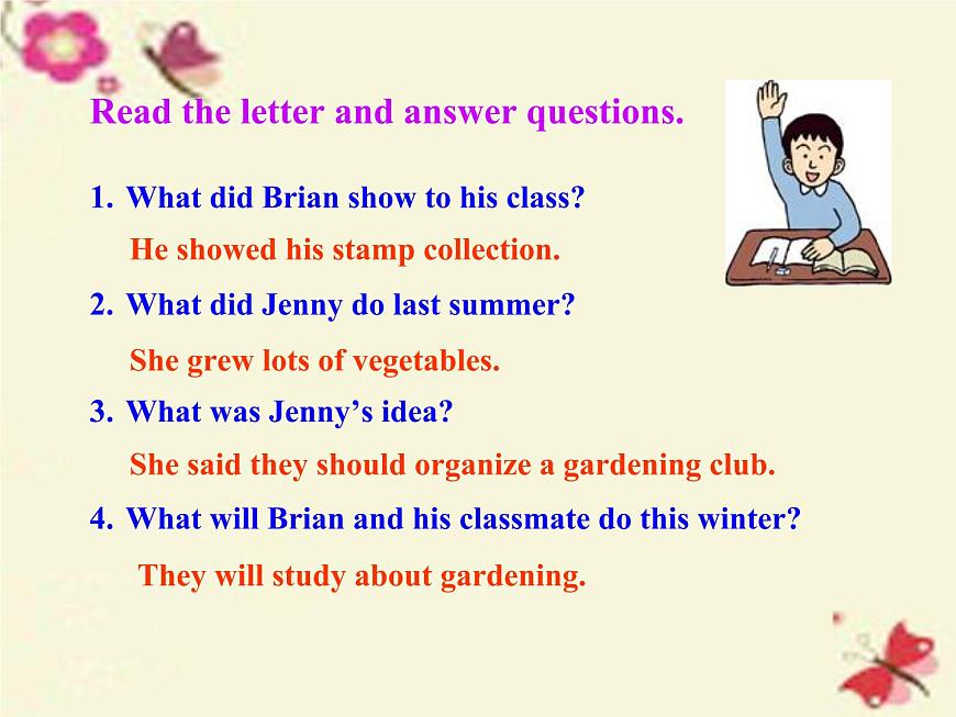 八年級(jí)英語(yǔ)上冊(cè) Unit 7 Lesson 42 The New Club課件 (新版)冀教版第4頁(yè)