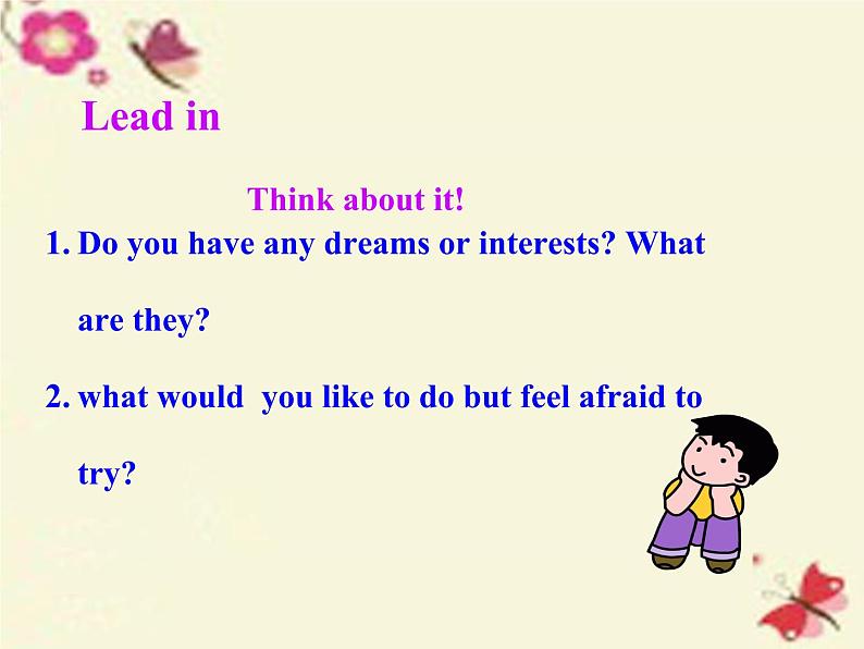 八年级英语上册 Unit 8 Lesson 46 My dream课件 (新版)冀教版02