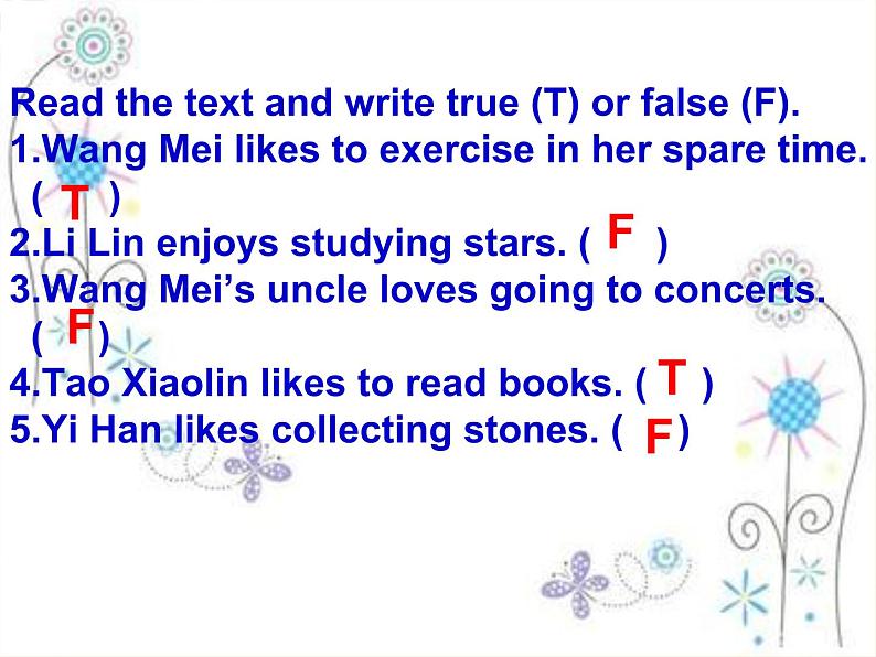 八年级英语上册 Unit 7 Lesson 37 What’s Your Hobby课件 (新版)冀教版第5页
