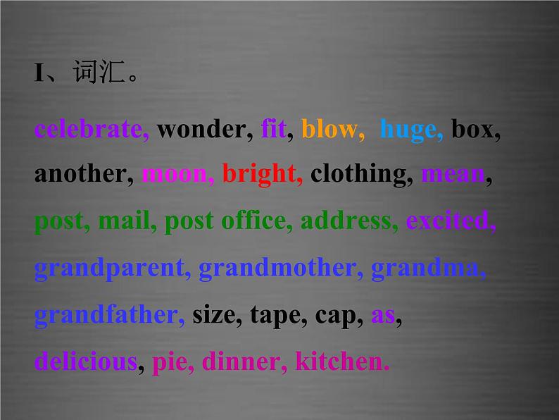 八年级英语上册 Unit 3 Families Celebrate Together review课件 (新版)冀教版03
