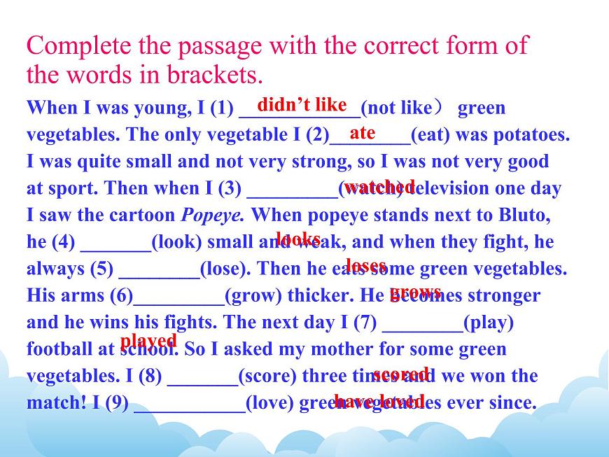 外研版新標(biāo)準(zhǔn)八下英語(yǔ)Module 5 Unit 3 Language in use.課件第7頁(yè)