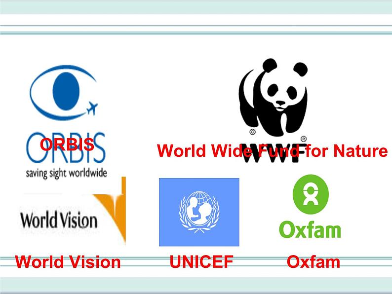 牛津译林版英语八下 Unit 7 International charities 课件4第2页