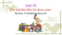 2020-2021学年Unit 10 I’ve had this bike for three years.Section A获奖课件ppt