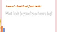 九年级上册Unit 1 Stay HealthyLesson 3 Good Food Good Health图文课件ppt