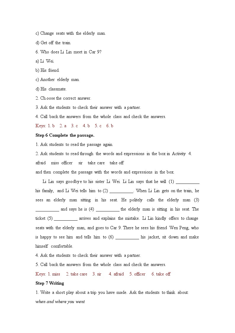Module1 Unit2 It’s a long story精品教案第3页