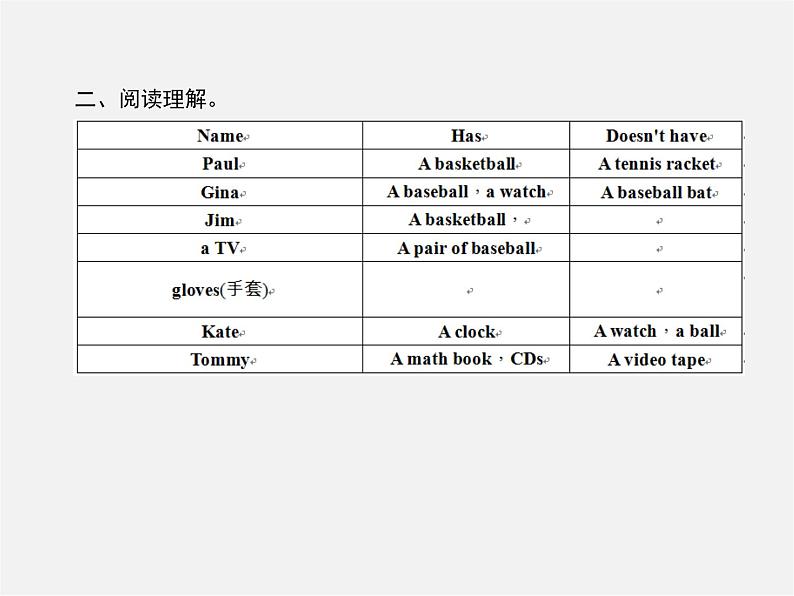 5【名师导航】Unit 5 Do you have a soccer ball?Section A阅读与情景交际课件第4页