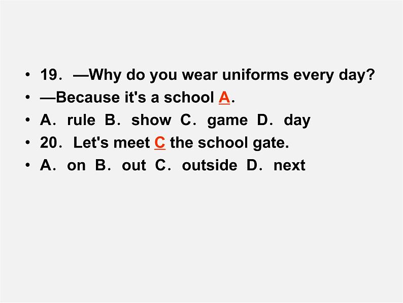 【名师精品】4 Unit 4 What time do you go to school Section A 2a-2d(预习导航+堂堂清+日日清)课件06