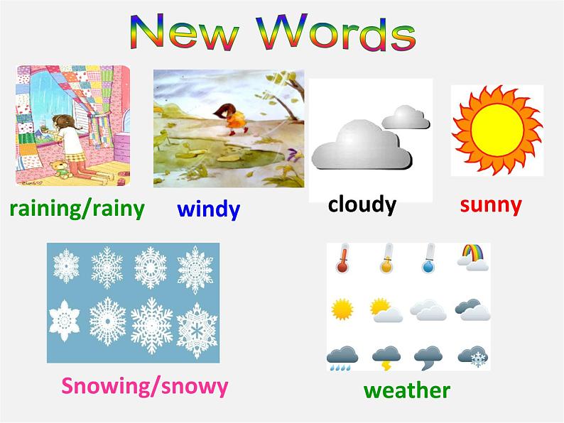 【湖北省】 Unit 7 It’s raining Section A(1a-1c)课件第2页