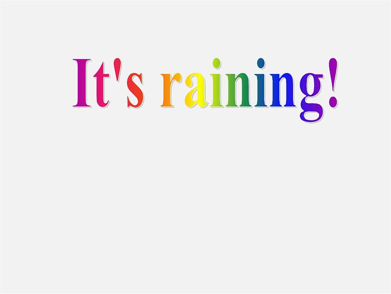 【名师精品】6 Unit 7 It’s raining Section B 2课件第1页