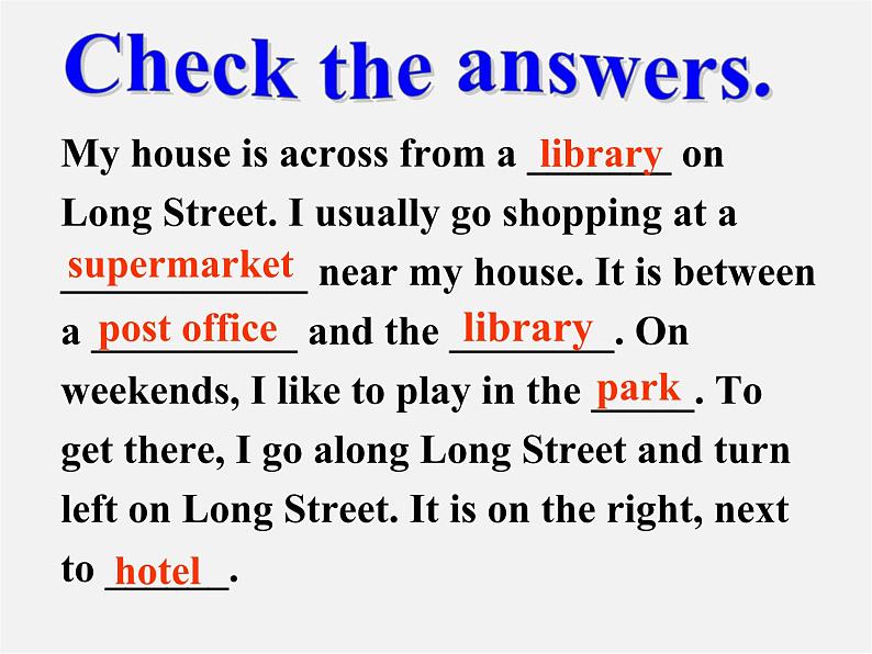 【名师精品】7 Unit 8 Is there a post office near here Section B课件2第6页