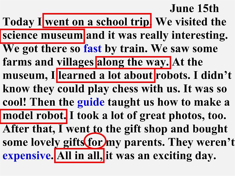 【吉林】 《Unit 11 How was your school trip》Section B课件(1)08