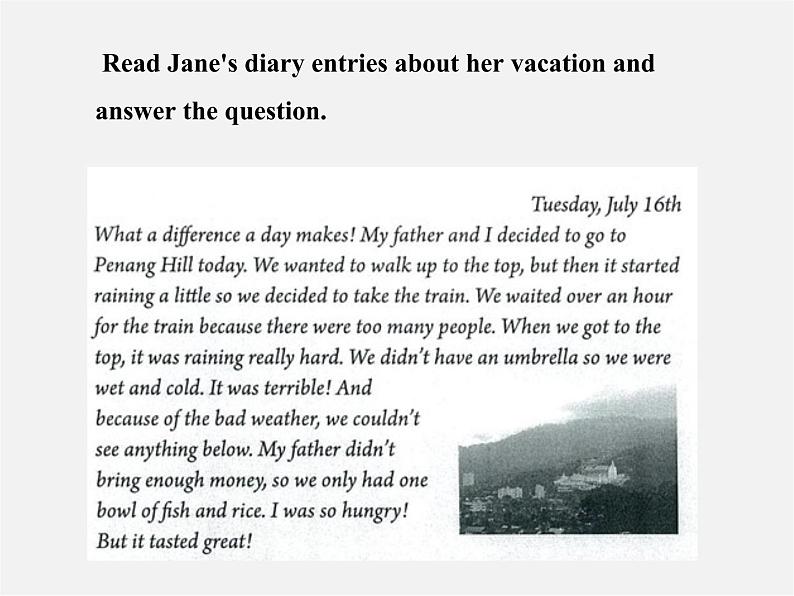 八年级英语上册 Unit 1 Where did you go on vacation Section B(2a-2e)课件04