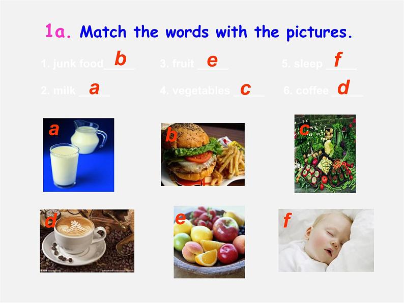 辽宁省东港市黑沟中学八年级英语上册 Unit 2 How often do you exercise Section B(1a-1e)课件02