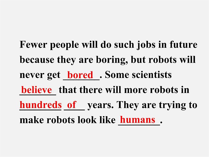 八年级英语上册 Unit 7 Will people have robots Section B 2课件第6页