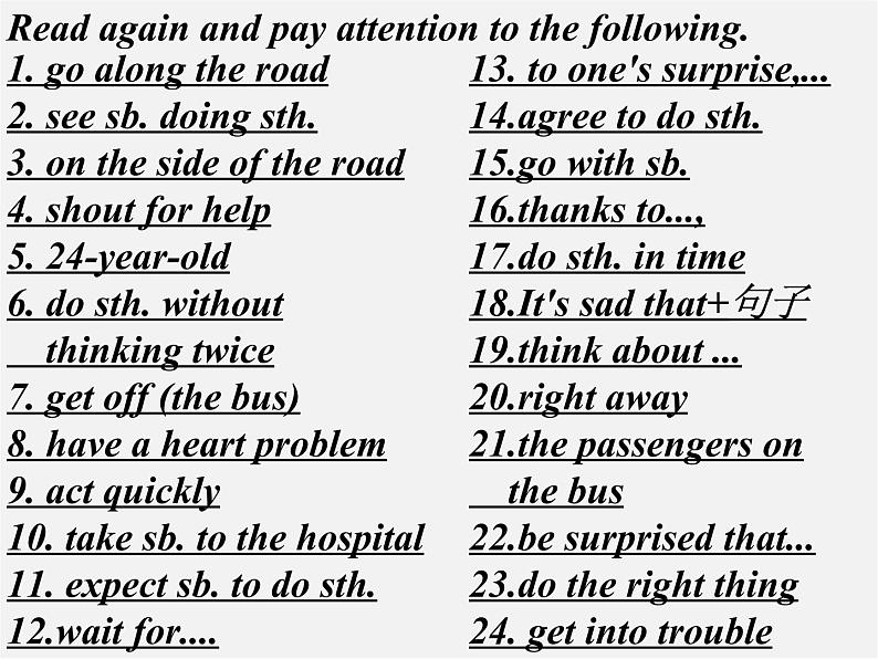 八年级英语下册 Unit 1 What’s the matter(Section A 3a-4c)课件07