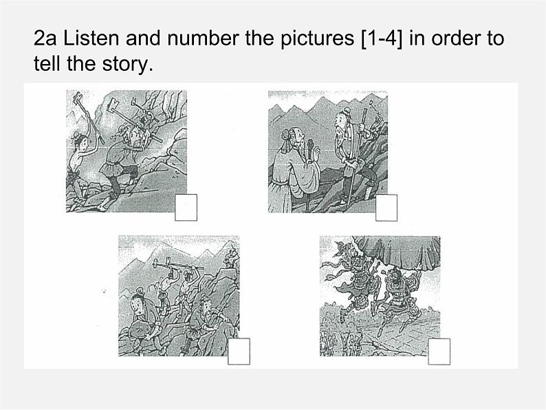 八年级英语下册《Unit 6 An old man tried to move the mountains》Section A 1a-2d课件07