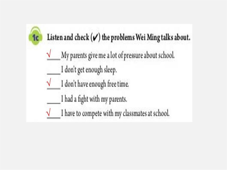 八年级英语下册 Unit 4 Why don’t you talk to your parents Section B教学课件05