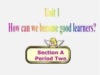 初中英语人教新目标 (Go for it) 版九年级全册Unit 1 How can we become good learners.Section A课堂教学ppt课件