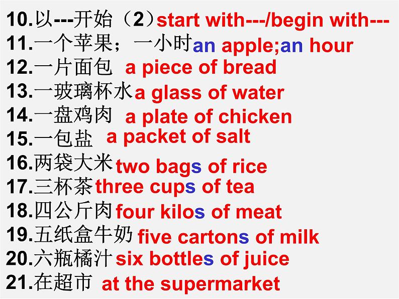 七年级英语上册 Unit 6《Food and lifestyle Grammar》课件2第3页