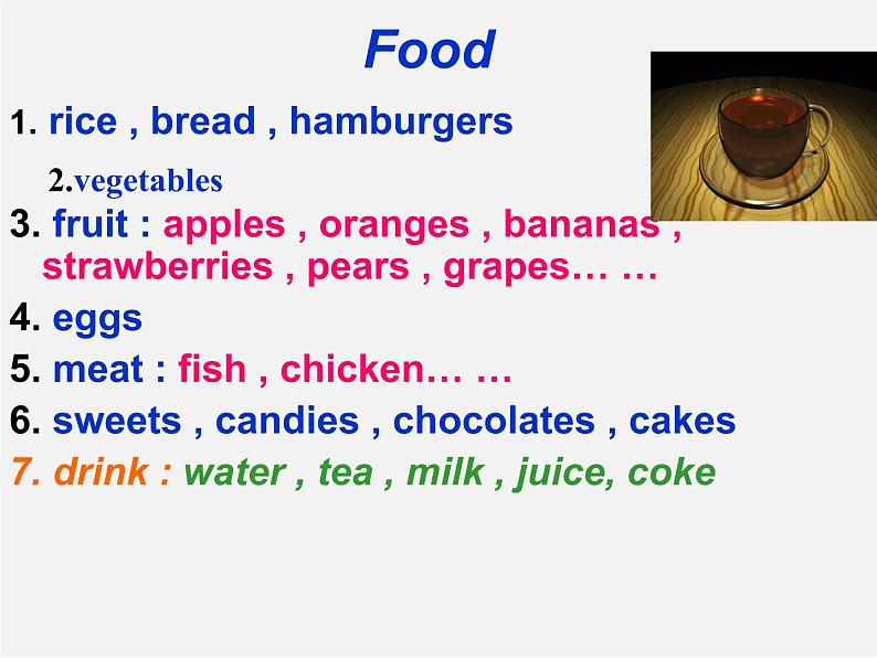 七年级英语上册 Unit 6《Food and lifestyle Reading 2》课件2第3页