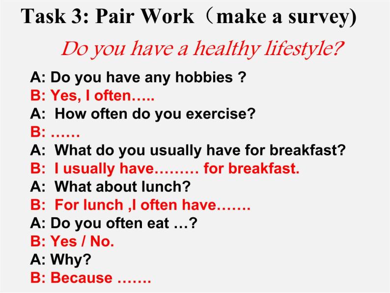 七年级英语上册 Unit 6《Food and lifestyle task》课件307