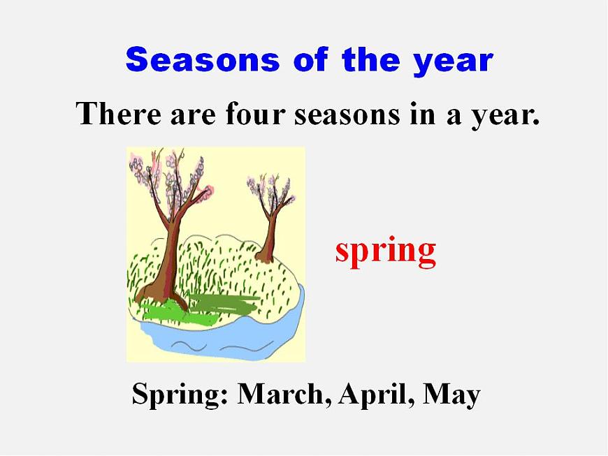 江蘇省東海縣橫溝中學(xué)八年級(jí)英語上冊(cè) Unit 7 Seasons welcome to the Unit課件1第8頁