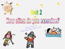 初中英语人教新目标 (Go for it) 版八年级上册Unit 2 How often do you exercise?Section A背景图课件ppt