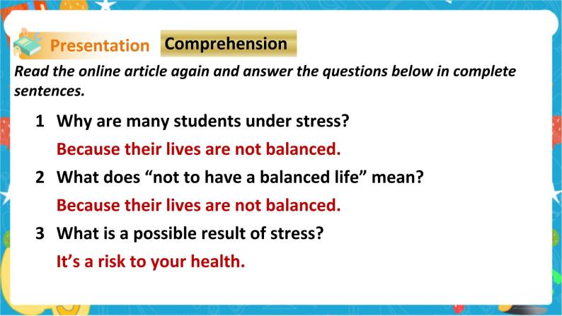 Unit 6 Caring for your health Period 2 Reading II & Listening（课件38张PPT+教案+导学案）06