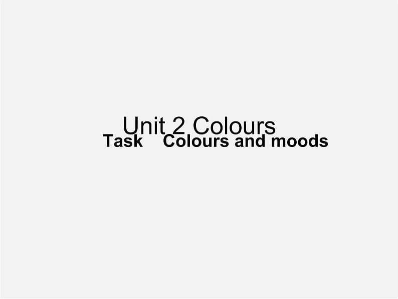 江苏省泰州市沈毅中学九年级英语上册 Unit 2 Colour Task课件01